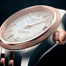 Load image into Gallery viewer, Tissot Ballade Powermatic 80 Cosc Mother of Pearl Dial Two Tone Steel Strap Watch For Women - T108.208.22.117.01