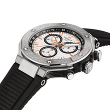 Load image into Gallery viewer, Tissot T Race Chronograph White Dial Black Rubber Strap Watch For Men - T141.417.17.011.00