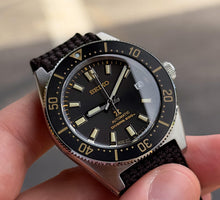 Load image into Gallery viewer, Seiko Prospex 1965 Diver’s Re-Interpretation Automatic Black Dial Brown NATO Strap Watch For Men - SPB239J1