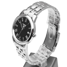 Load image into Gallery viewer, Tissot T Classic Dream Black Dial Silver Steel Strap Watch for Men - T033.410.11.053.01