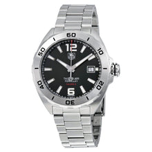 Load image into Gallery viewer, Tag Heuer Formula 1 Automatic Black Dial Silver Steel Strap Watch for Men - WAZ2113.BA0875