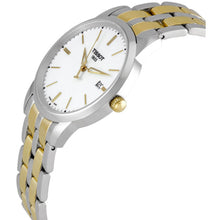 Load image into Gallery viewer, Tissot T Classic Dream White Dial Two Tone Steel Strap Watch for Men - T033.410.22.011.01