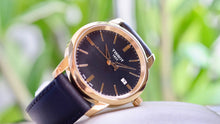 Load image into Gallery viewer, Tissot T Classic Dream Black Dial Black Leather Strap Watch for Men - T033.410.36.051.01