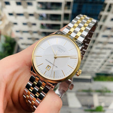 Load image into Gallery viewer, Tissot Carson Premium Powermatic 80 White Dial Two Tone Steel Strap Watch For Men - T122.407.22.031.00