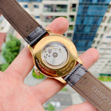 Load image into Gallery viewer, Tissot T Classic Chemin Des Tourelles Powermatic 80 Brown Dial Brown Leather Strap Watch for Men - T099.407.36.447.00