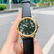 Load image into Gallery viewer, Tissot T Classic Dream Black Dial Black Leather Strap Watch for Men - T033.410.36.051.01