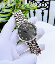 Load image into Gallery viewer, Tissot T Classic Everytime Quartz Black Dial Silver Steel Strap Watch for Men - T109.410.11.072.00