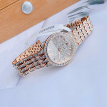 Load image into Gallery viewer, Bulova Crystal Collection Silver Crystals Dial Two Tone Steel Strap Watch for Women - 98L235
