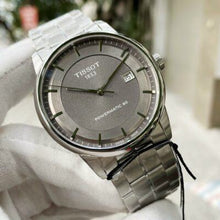 Load image into Gallery viewer, Tissot Luxury Powermatic 80 Grey Dial Silver Steel Strap Watch for Men - T086.407.11.061.00
