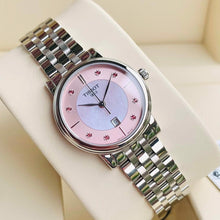 Load image into Gallery viewer, Tissot T Classic Carson Premium Pink Dial Silver Steel Strap Watch for Women - T122.210.11.159.00