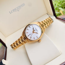 Load image into Gallery viewer, Tissot T Classic PR 100 Lady White Dial Gold Steel Strap Watch for Women - T101.210.33.031.00