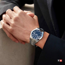 Load image into Gallery viewer, Tissot Gentleman Blue Dial Silver Steel Strap Watch For Men - T127.410.11.041.00