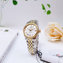 Load image into Gallery viewer, Tissot Ballade Powermatic 80 Mother of Pearl Silver Dial Two Tone Steel Strap Watch For Women - T108.208.22.117.00