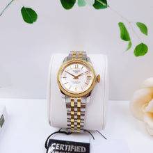 Load image into Gallery viewer, Tissot Ballade Powermatic 80 Mother of Pearl Silver Dial Two Tone Steel Strap Watch For Women - T108.208.22.117.00