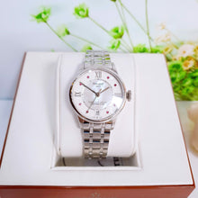 Load image into Gallery viewer, Tissot Chemin Des Tourelles Powermatic 80 Rubies Mother of Pearl Dial Silver Steel Strap Watch For Women - T099.207.11.113.00