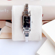 Load image into Gallery viewer, Bulova Classic Collection Black Dial Silver Steel Strap Watch for Women - 96L138