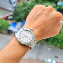 Load image into Gallery viewer, Tag Heuer Aquaracer Automatic White Dial Silver Steel Strap Watch for Men - WAY2111.BA0928
