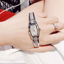 Load image into Gallery viewer, Bulova Crystal Collection Silver Dial Silver Steel Strap Watch for Women - 96L235
