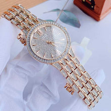 Load image into Gallery viewer, Bulova Crystal Collection Silver Crystals Dial Two Tone Steel Strap Watch for Women - 98L235