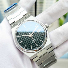 Load image into Gallery viewer, Tissot PRX Powermatic 80 Green Dial Silver Steel Strap Watch For Men - T137.407.11.091.00