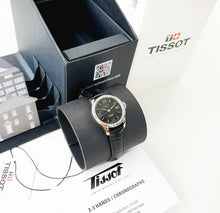Load image into Gallery viewer, Tissot Le Locle Automatic Lady Black Dial Black Leather Strap Watch for Women - T41.1.123.57