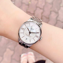 Load image into Gallery viewer, Tissot Chemin Des Tourelles Powermatic 80 Lady Silver Dial Silver Steel Strap Watch For Women - T099.207.11.118.00