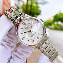 Load image into Gallery viewer, Tissot Chemin Des Tourelles Powermatic 80 Lady Silver Dial Silver Steel Strap Watch For Women - T099.207.11.118.00