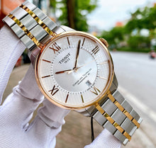 Load image into Gallery viewer, Tissot Chemin des Tourelles Powermatic 80 Helvetic Pride Silver Dial Two Tone Steel Strap Watch for Men - T099.407.22.038.01