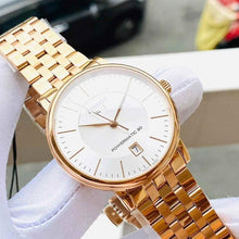 Load image into Gallery viewer, Tissot T Classic Carson Premium Automatic White Dial Rose Gold Steel Strap Watch for Men - T122.407.33.031.00