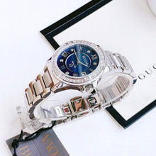 Load image into Gallery viewer, Bulova Marine Star Blue Dial Silver Steel Strap Watch for Women - 96R215