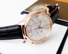 Load image into Gallery viewer, Tissot Des Tourelles Chronograph Silver Dial Brown Leather Strap Watch For Men - T099.427.36.038.00