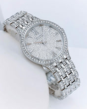 Load image into Gallery viewer, Bulova Crystal Collection Silver Dial Silver Steel Strap Watch for Women - 96L243