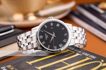Load image into Gallery viewer, Tissot T Classic Dream Black Dial Silver Steel Strap Watch for Men - T033.410.11.053.01