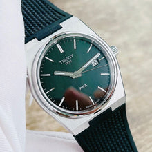 Load image into Gallery viewer, Tissot PRX Black Dial Black Rubber Strap Watch For Men - T137.410.17.051.00