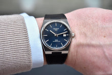 Load image into Gallery viewer, Tissot PRX Powermatic 80 Blue Dial Black Rubber Strap Watch for Men - T137.407.17.041.00
