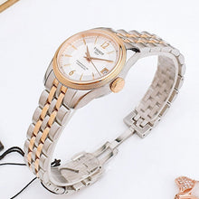 Load image into Gallery viewer, Tissot Ballade Powermatic 80 Cosc Mother of Pearl Dial Two Tone Steel Strap Watch For Women - T108.208.22.117.01
