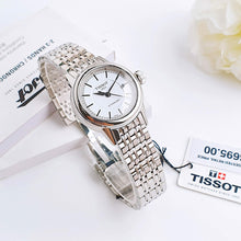 Load image into Gallery viewer, Tissot T Classic Carson Automatic White Dial Silver Steel Strap Watch For Women - T085.207.11.011.00