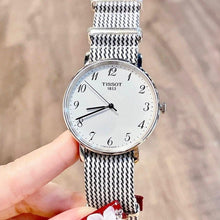 Load image into Gallery viewer, Tissot T Classic Everytime Medium White Dial Two Tone NATO Strap Watch for Women - T109.410.18.032.00
