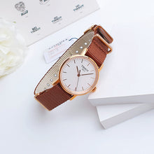 Load image into Gallery viewer, Tissot Everytime Desire White Dial Maroon NATO Strap Watch for Women - T109.210.37.031.00