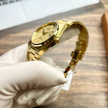 Load image into Gallery viewer, Tissot PRX Powermatic 80 Gold Dial Gold Steel Strap Watch for Men - T137.207.33.021.00