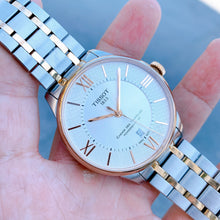 Load image into Gallery viewer, Tissot Chemin des Tourelles Powermatic 80 Helvetic Pride Silver Dial Two Tone Steel Strap Watch for Men - T099.407.22.038.01