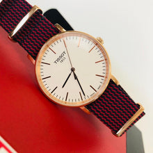 Load image into Gallery viewer, Tissot T Classic Everytime Medium White Dial Two Tone NATO Strap Watch for Men - T109.410.38.031.00