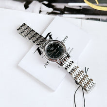 Load image into Gallery viewer, Tissot Carson Automatic Black Dial Silver Steel Strap Watch For Women - T085.207.11.051.00