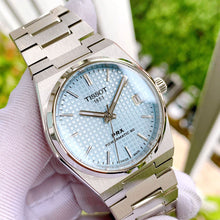 Load image into Gallery viewer, Tissot PRX Powermatic 80 Ice Blue Dial Silver Steel Strap Watch for Men - T137.207.11.351.00