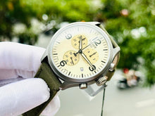 Load image into Gallery viewer, Tissot T Sport Chrono XL Beige Dial Green Nylon Strap Watch for Men - T116.617.37.267.00