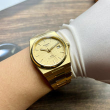 Load image into Gallery viewer, Tissot PRX Powermatic 80 Gold Dial Gold Steel Strap Watch for Men - T137.407.33.021.00