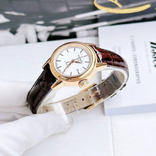 Load image into Gallery viewer, Tissot Carson Automatic White Dial Brown Leather Strap Watch For Women - T085.207.36.011.00