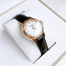 Load image into Gallery viewer, Tissot Carson Automatic White Dial Brown Leather Strap Watch For Women - T085.207.36.011.00