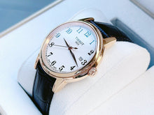 Load image into Gallery viewer, Tissot T Classic Carson Quartz White Dial Brown Leather Strap Watch for Men - T085.410.36.012.00