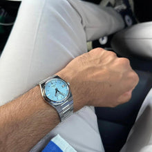 Load image into Gallery viewer, Tissot PRX Powermatic 80 Ice Blue Dial Silver Steel Strap Watch for Men - T137.207.11.351.00